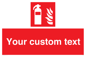 FZ7333: Custom Fire extinguisher Sign