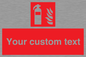 FZ7333: Custom Fire extinguisher Sign