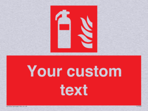 FZ7333: Custom Fire extinguisher Sign