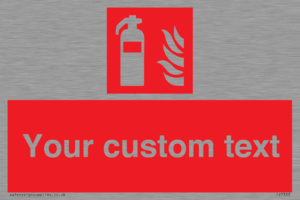 FZ7333: Custom Fire extinguisher Sign