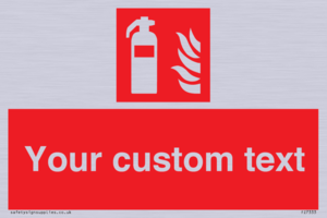 FZ7333: Custom Fire extinguisher Sign