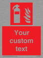 FZ7333: Custom Fire extinguisher Sign