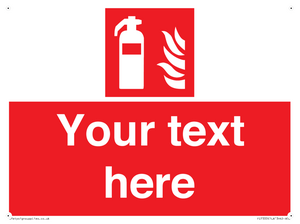 FZ7333: Custom Fire extinguisher Sign