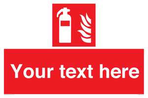 FZ7333: Custom Fire extinguisher Sign