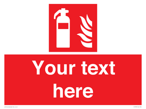 FZ7333: Custom Fire extinguisher Sign