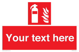 FZ7333: Custom Fire extinguisher Sign