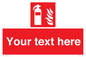 FZ7333: Custom Fire extinguisher Sign