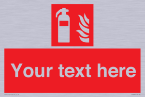 FZ7333: Custom Fire extinguisher Sign