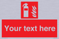 FZ7333: Custom Fire extinguisher Sign