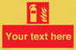 FZ7333: Custom Fire extinguisher Sign