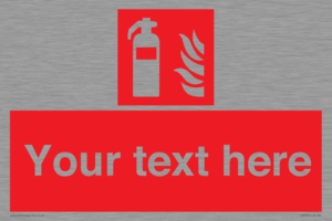 FZ7333: Custom Fire extinguisher Sign