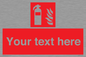 FZ7333: Custom Fire extinguisher Sign