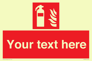 FZ7333: Custom Fire extinguisher Sign