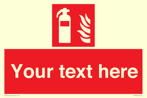 FZ7333: Custom Fire extinguisher Sign