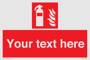 FZ7333: Custom Fire extinguisher Sign