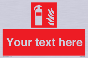 FZ7333: Custom Fire extinguisher Sign