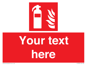 FZ7333: Custom Fire extinguisher Sign