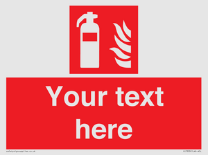 FZ7333: Custom Fire extinguisher Sign