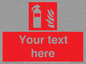 FZ7333: Custom Fire extinguisher Sign