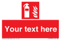 FZ7333: Custom Fire extinguisher Sign