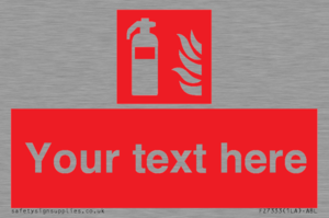 FZ7333: Custom Fire extinguisher Sign