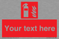 FZ7333: Custom Fire extinguisher Sign