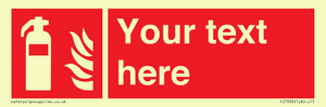 FZ7333: Custom Fire extinguisher Sign