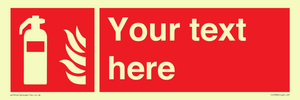 FZ7333: Custom Fire extinguisher Sign