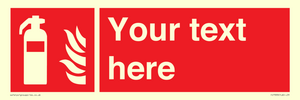 FZ7333: Custom Fire extinguisher Sign