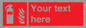 FZ7333: Custom Fire extinguisher Sign