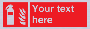 FZ7333: Custom Fire extinguisher Sign