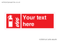 FZ7333: Custom Fire extinguisher Sign