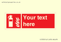 FZ7333: Custom Fire extinguisher Sign
