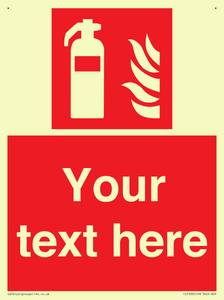 FZ7333: Custom Fire extinguisher Sign