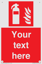 FZ7333: Custom Fire extinguisher Sign