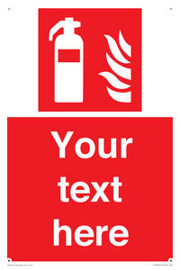 FZ7333: Custom Fire extinguisher Sign