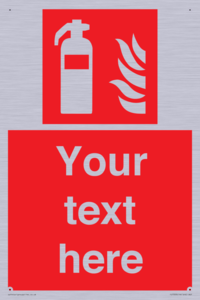 FZ7333: Custom Fire extinguisher Sign