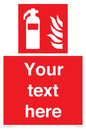 FZ7333: Custom Fire extinguisher Sign