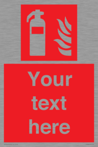 FZ7333: Custom Fire extinguisher Sign