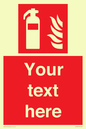 FZ7333: Custom Fire extinguisher Sign