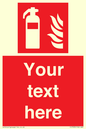 FZ7333: Custom Fire extinguisher Sign