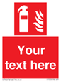 FZ7333: Custom Fire extinguisher Sign
