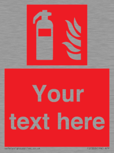 FZ7333: Custom Fire extinguisher Sign