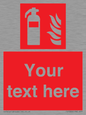 FZ7333: Custom Fire extinguisher Sign