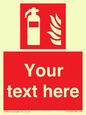 FZ7333: Custom Fire extinguisher Sign