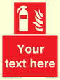 FZ7333: Custom Fire extinguisher Sign