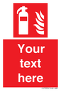FZ7333: Custom Fire extinguisher Sign