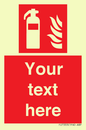 FZ7333: Custom Fire extinguisher Sign