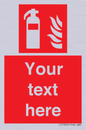 FZ7333: Custom Fire extinguisher Sign