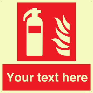 FZ7333: Custom Fire extinguisher Sign
